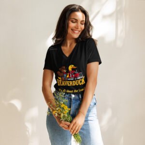 Women&rsquo;s relaxed v-neck t-shirt